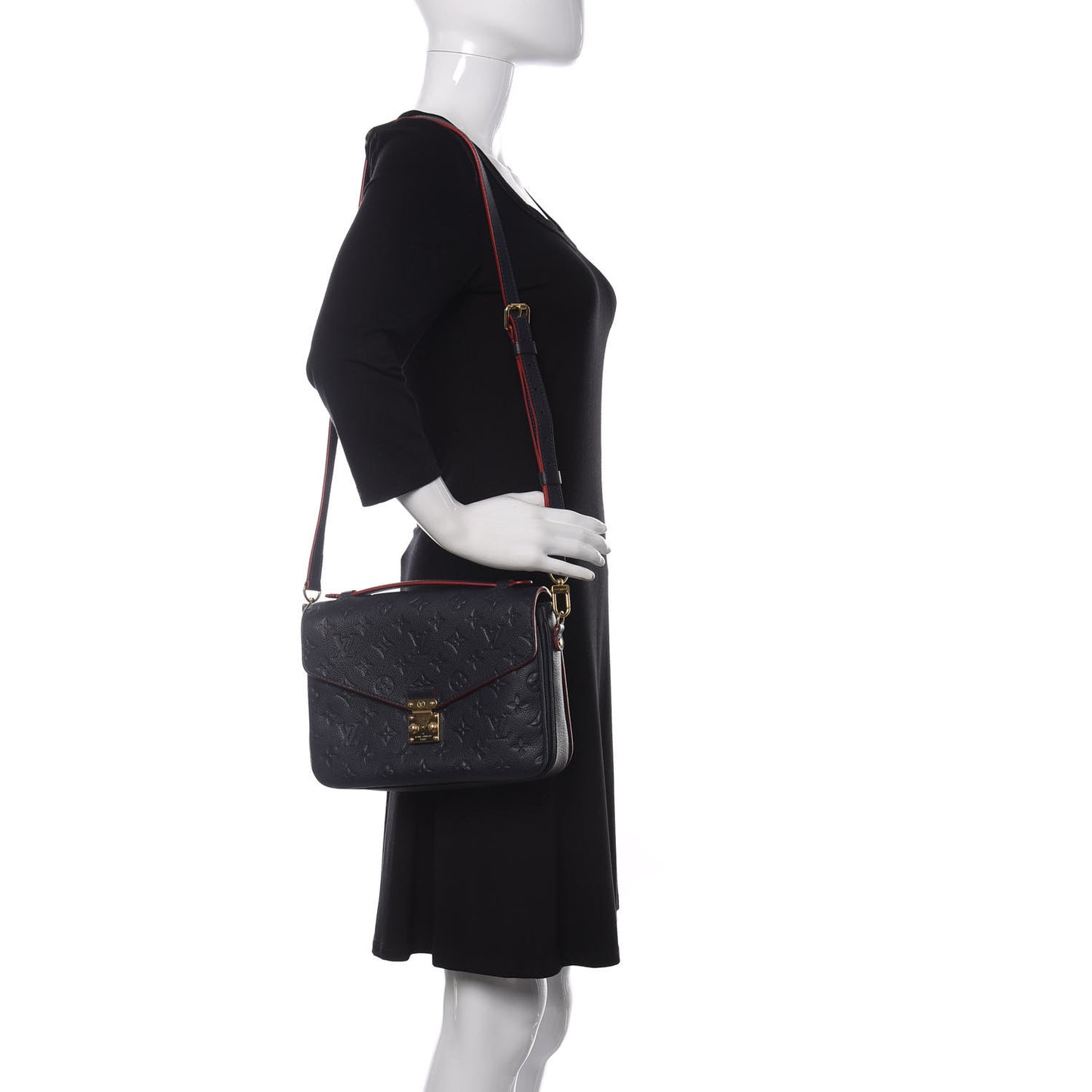 Empreinte Pochette Metis Marine Rouge