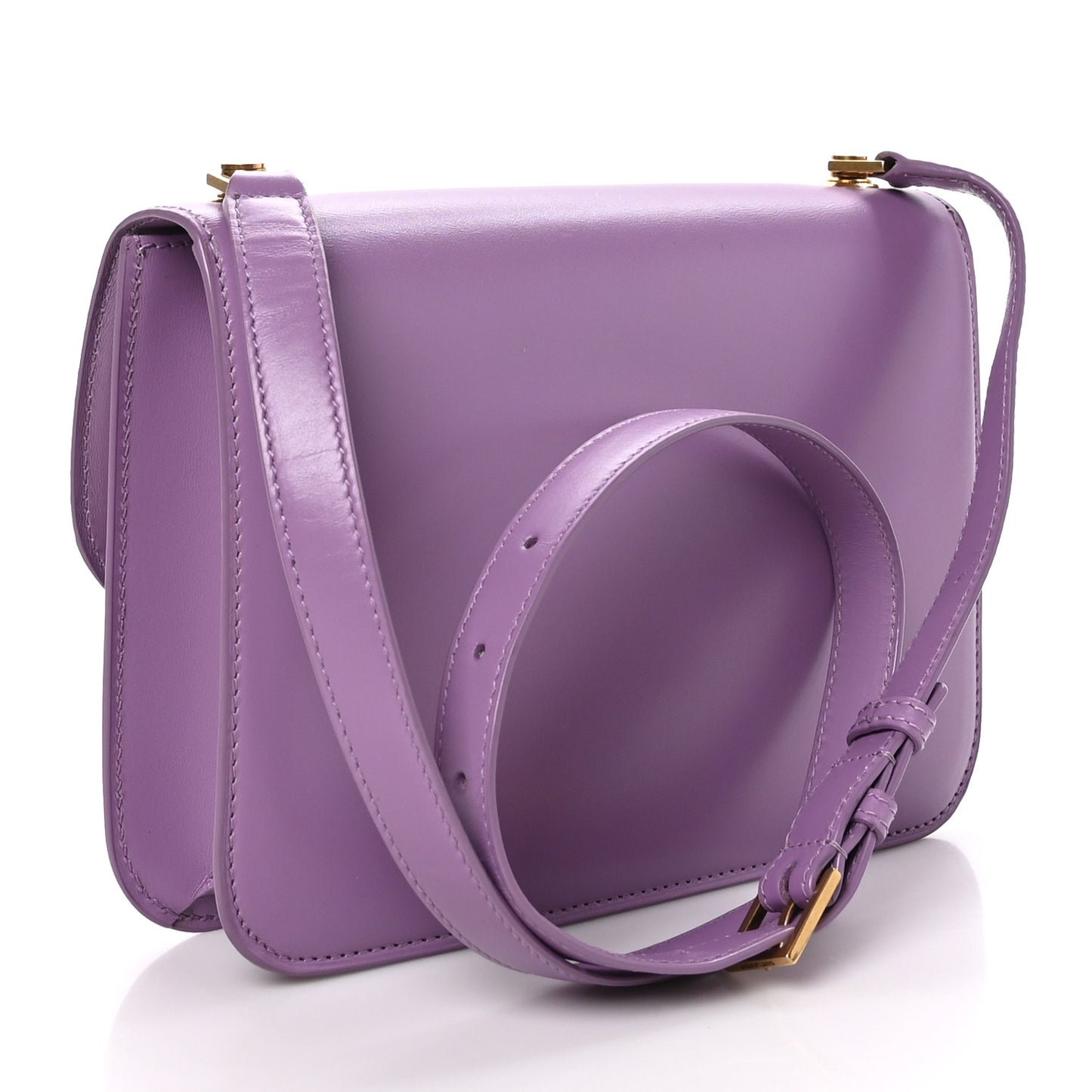Smooth Calfskin Carre Satchel Lilas
