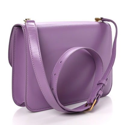 Saint Laurent Smooth Calfskin Carre Satchel Lilas 3 of 10