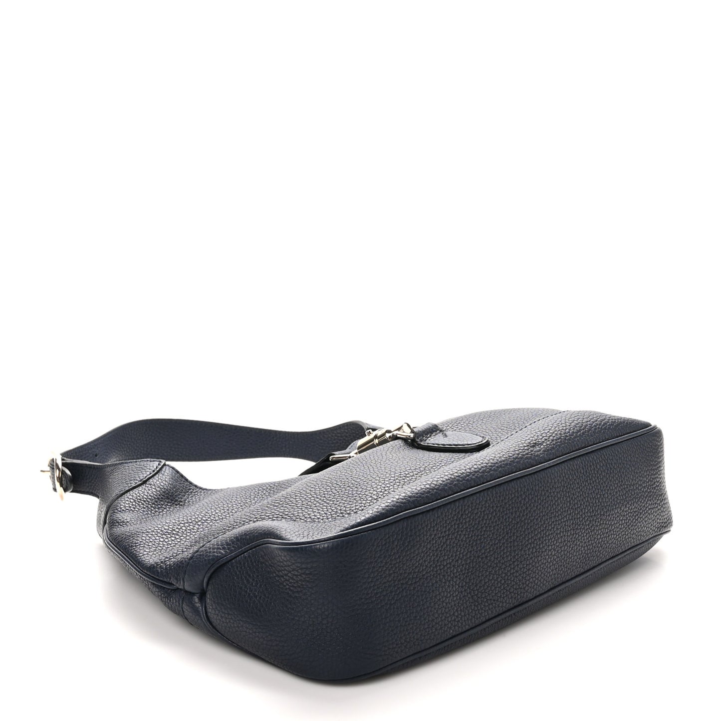 Soft Grained Calfskin Small Jackie Hobo Classic Blue Marine