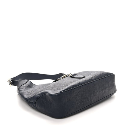 Gucci Soft Grained Calfskin Small Jackie Hobo Classic Blue Marine 4 of 10