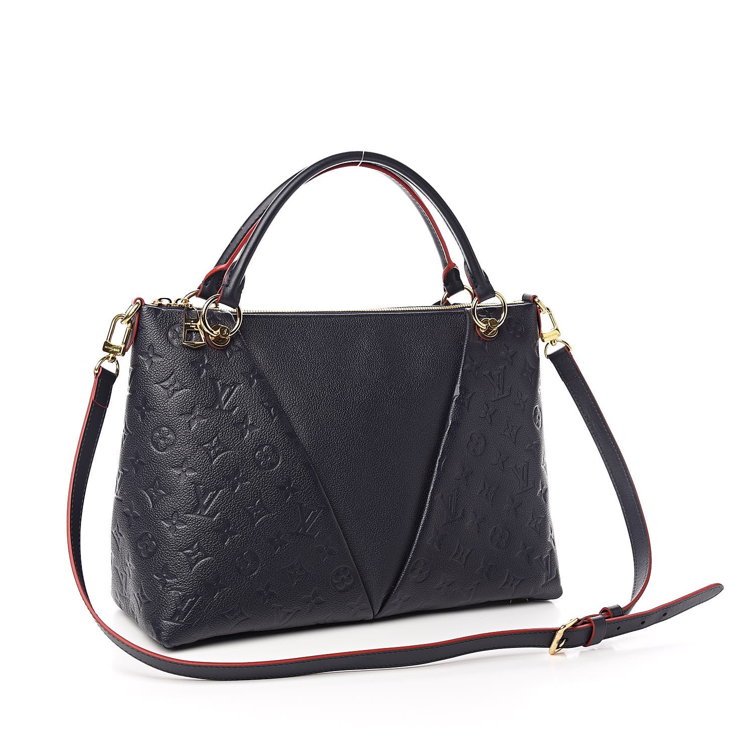 Louis Vuitton Empreinte V Tote MM Marine Rouge 3 of 14