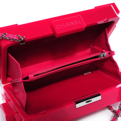 Chanel Plexiglass Boy Brick Lego Clutch Pink 6 of 8