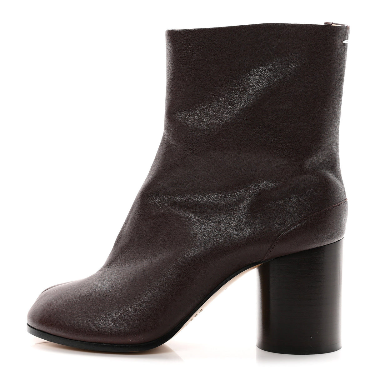 Nappa Tabi Ankle 80mm Boots 37 Brown