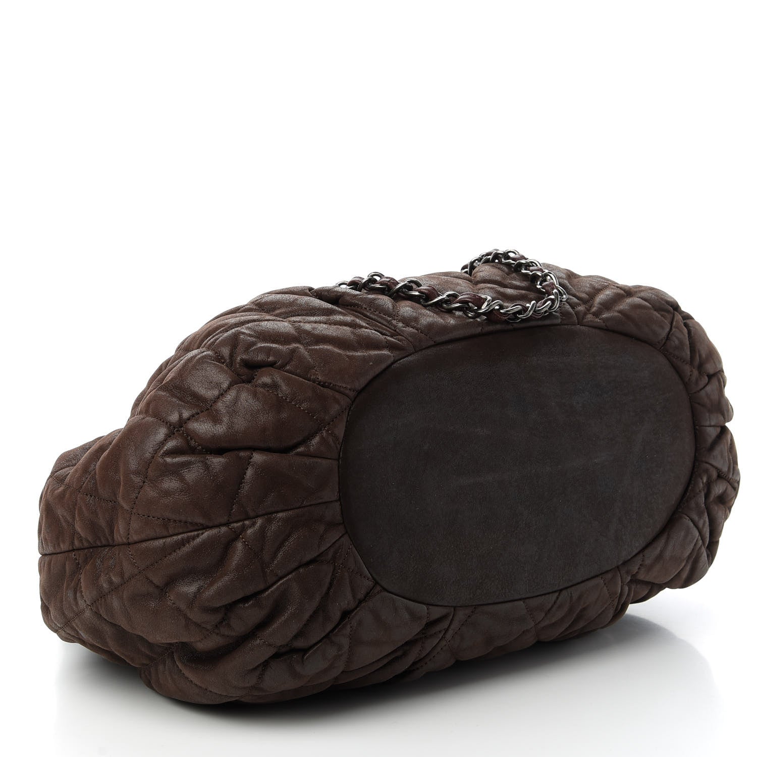 Chanel Iridescent Calfskin Quilted Large In The Mix Tote Brown 4 of 12
