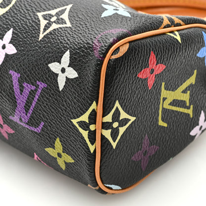 Louis Vuitton Monogram Multicolor Mini Sac HL Speedy Black 8 of 8