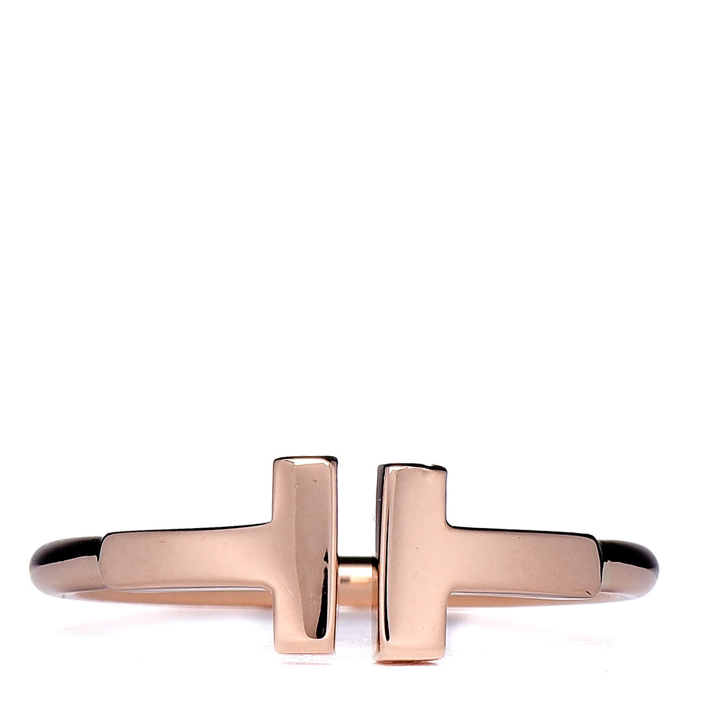 18K Rose Gold T Wire Ring 48 4.5
