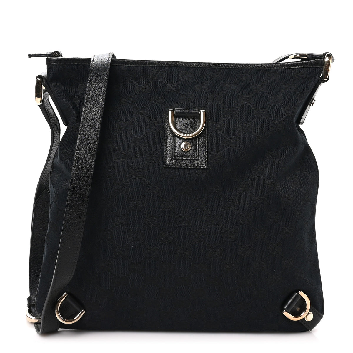 Monogram Abbey Messenger Bag Black