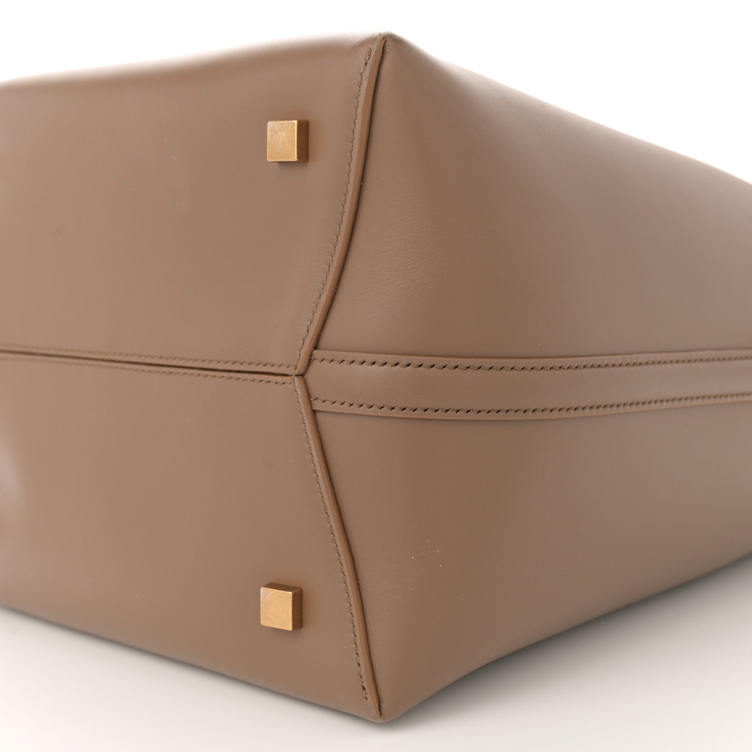 Saint Laurent Shiny Calfskin Le 37 Bucket Bag Dark Cork 11 of 15