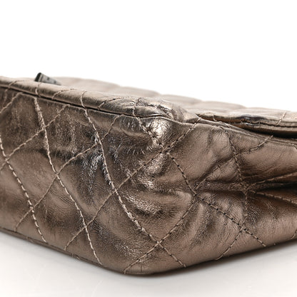 Chanel Metallic Aged Calfskin Quilted 2.55 Reissue 226 Flap Gold 9 of 9