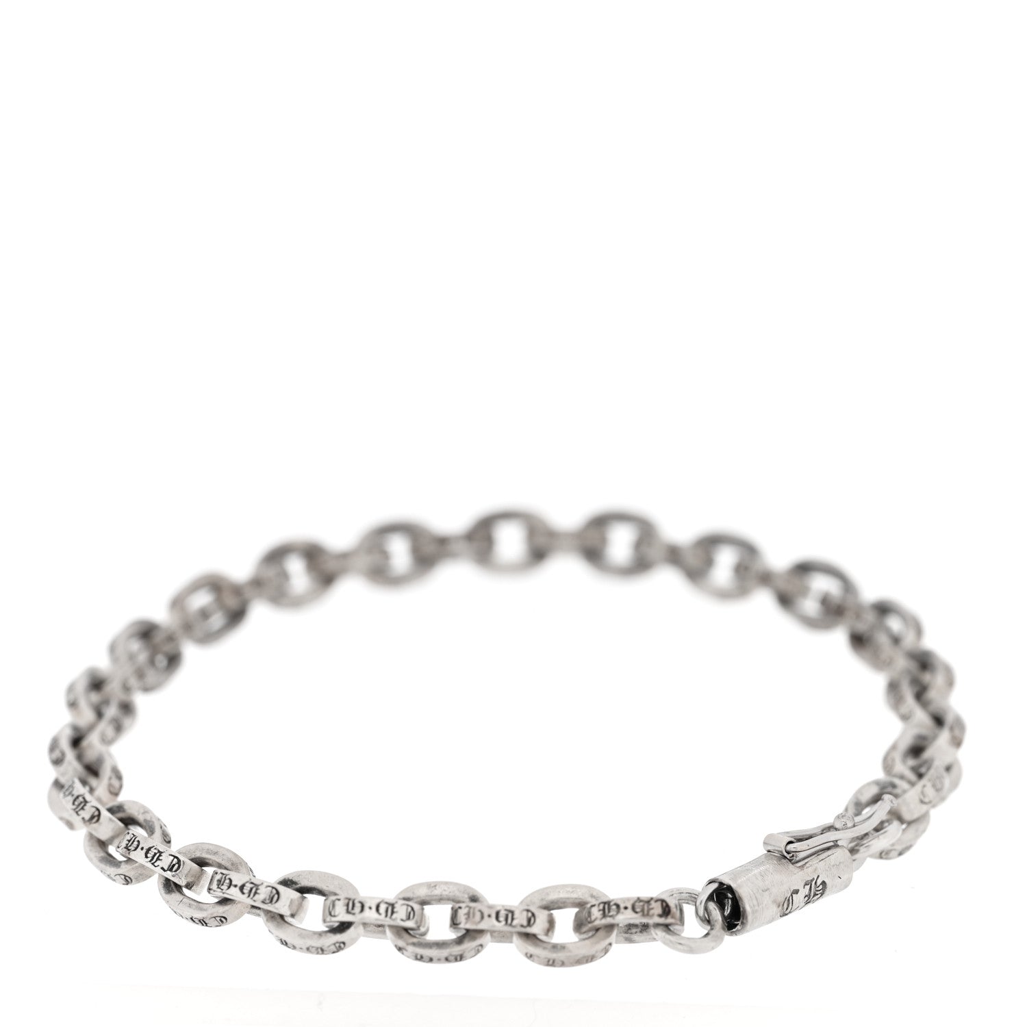 Chrome Hearts Sterling Silver Paper Chain Bracelet 2 of 3