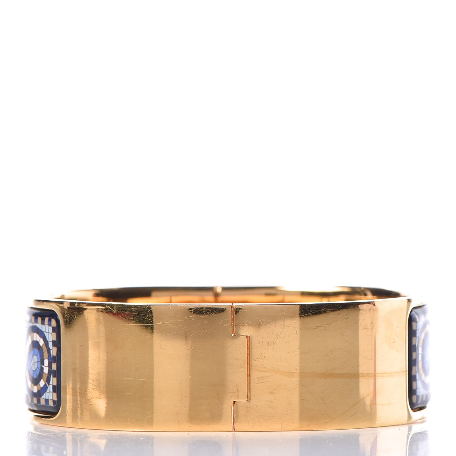 Hermes Enamel Printed Wide Bracelet GM 3 of 4