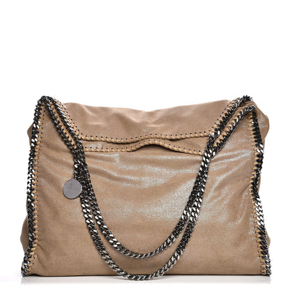 Stella McCartney Shaggy Deer Big Falabella Tote Taupe 1 of 8
