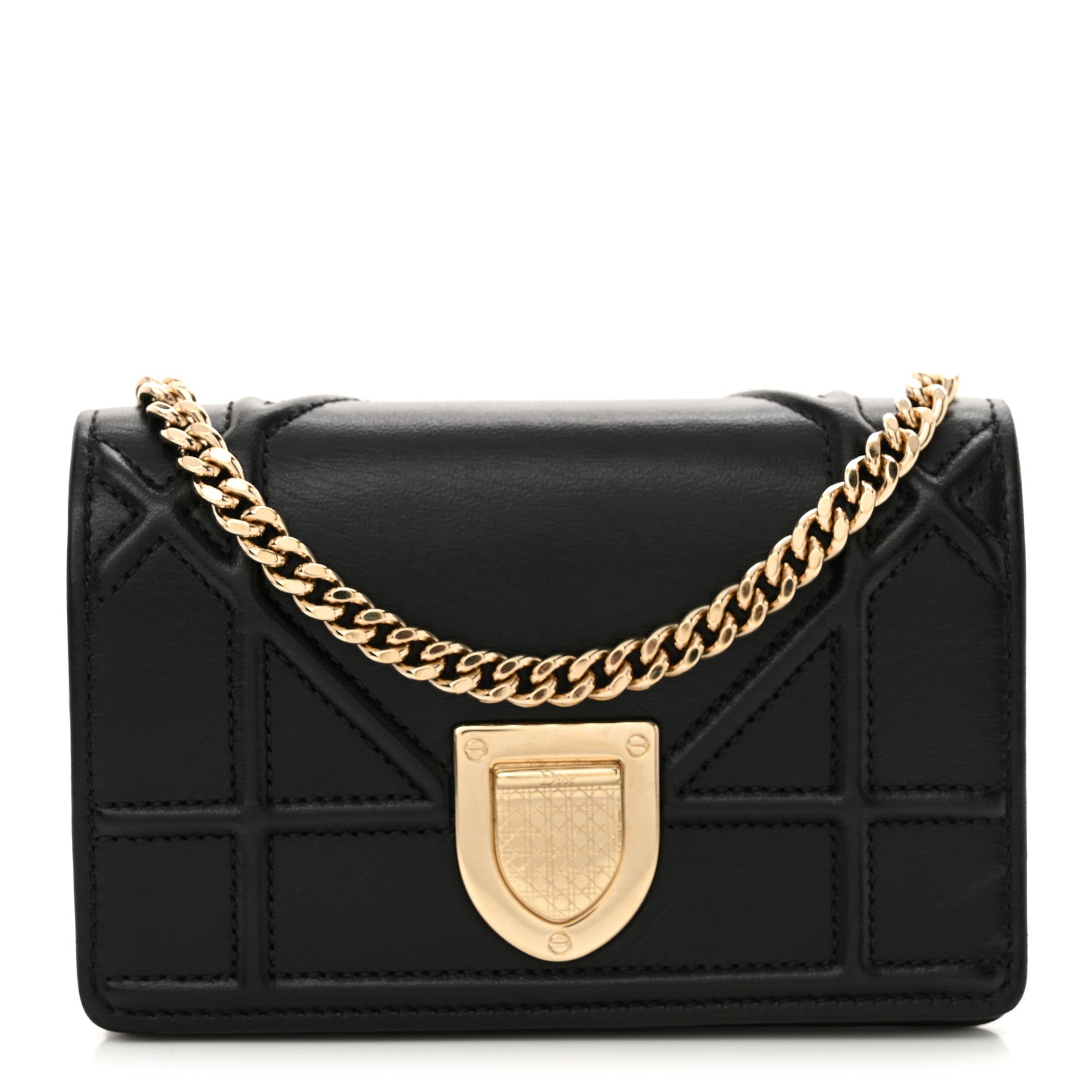 Christian Dior Lambskin Baby Diorama Flap Bag Black 1 of 11