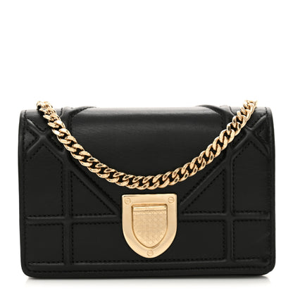 Christian Dior Lambskin Baby Diorama Flap Bag Black 1 of 11