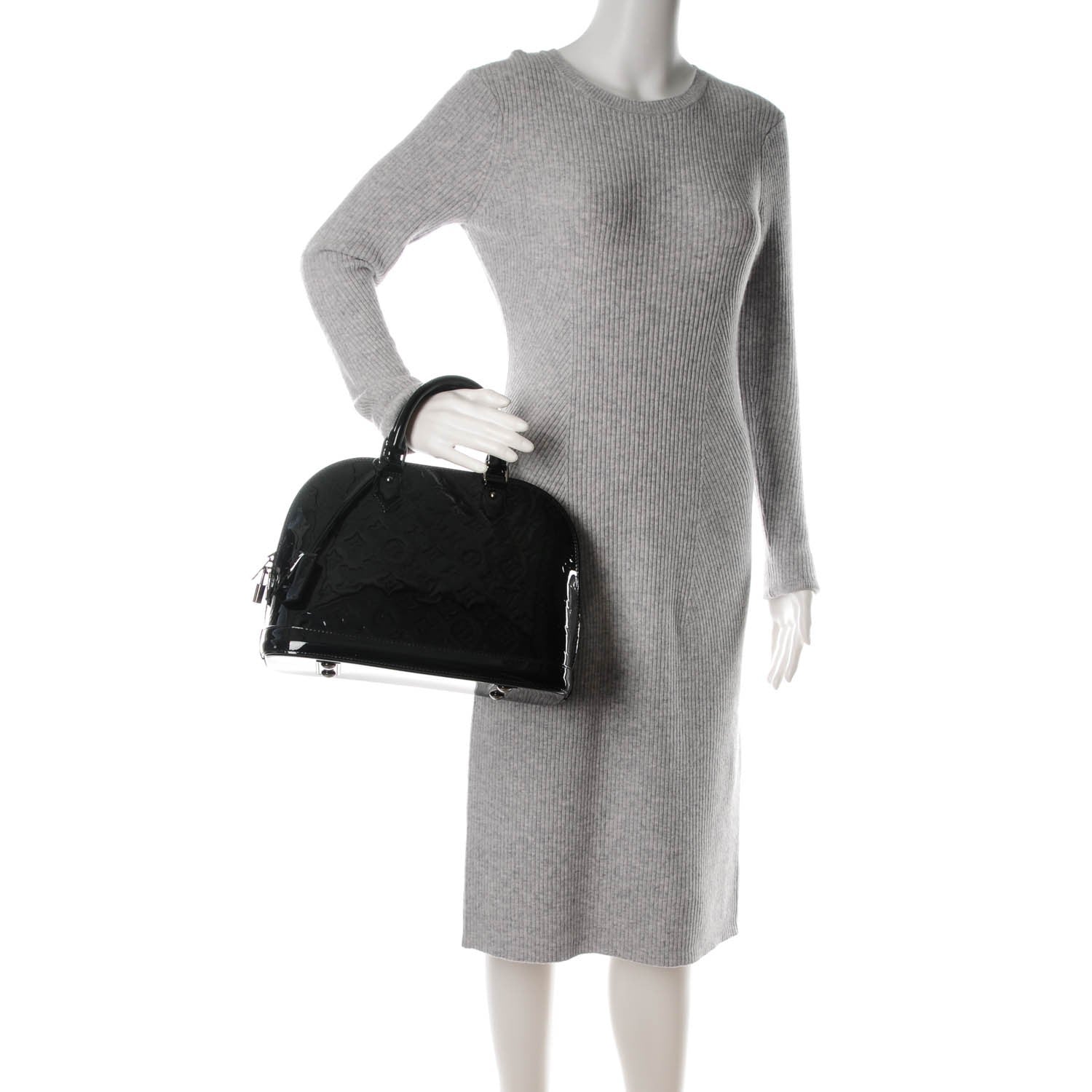 Louis Vuitton Vernis Alma PM Noir Magnetique 2 of 7