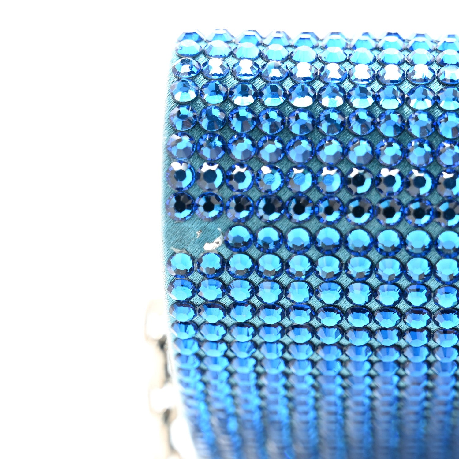Judith Leiber Swarovski Crystal Fizzy Clutch Blue 12 of 12