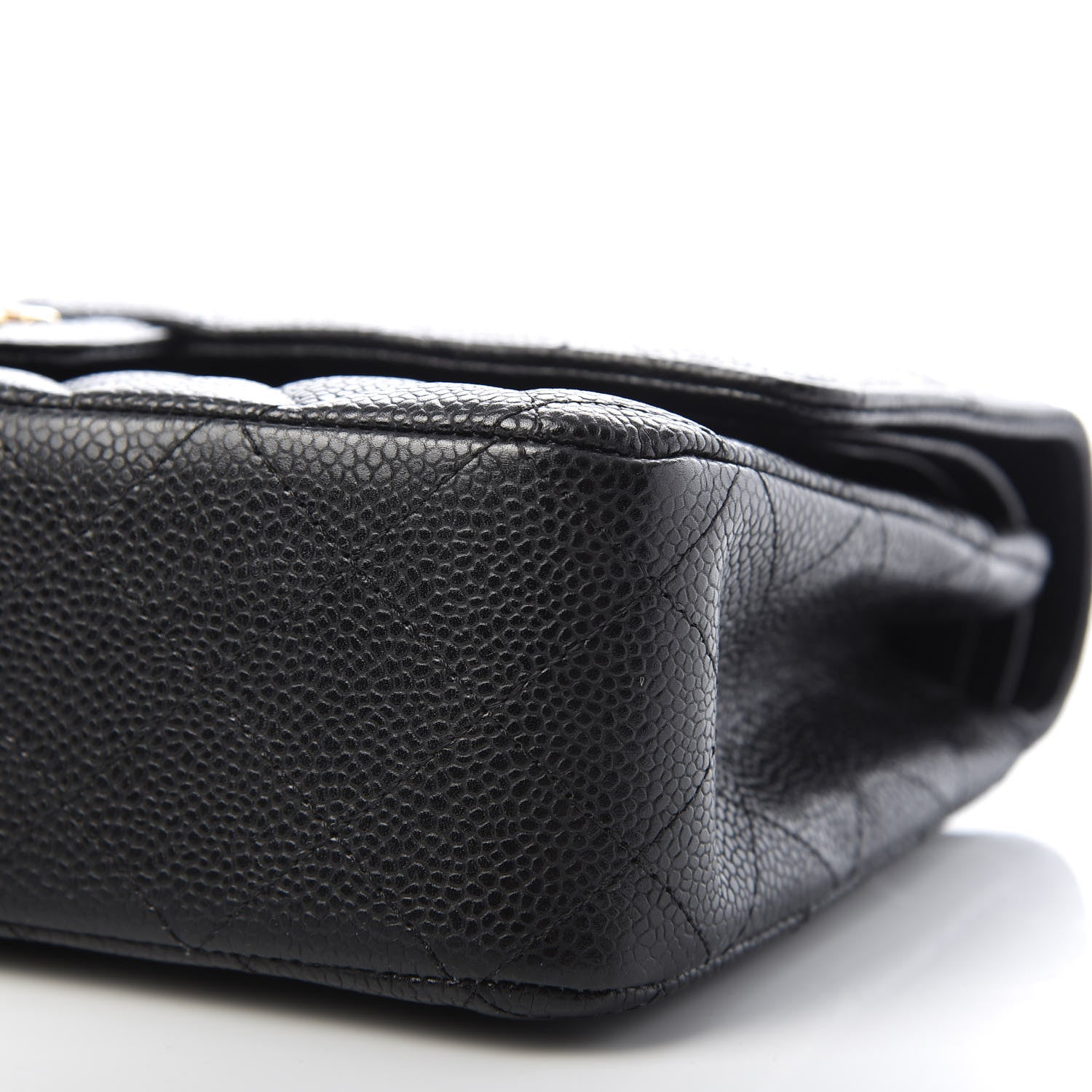 Chanel Caviar Quilted Medium Double Flap Black 7 of 10