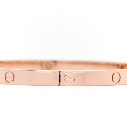 Cartier 18K Pink Gold Small LOVE Bracelet 16 5 of 8