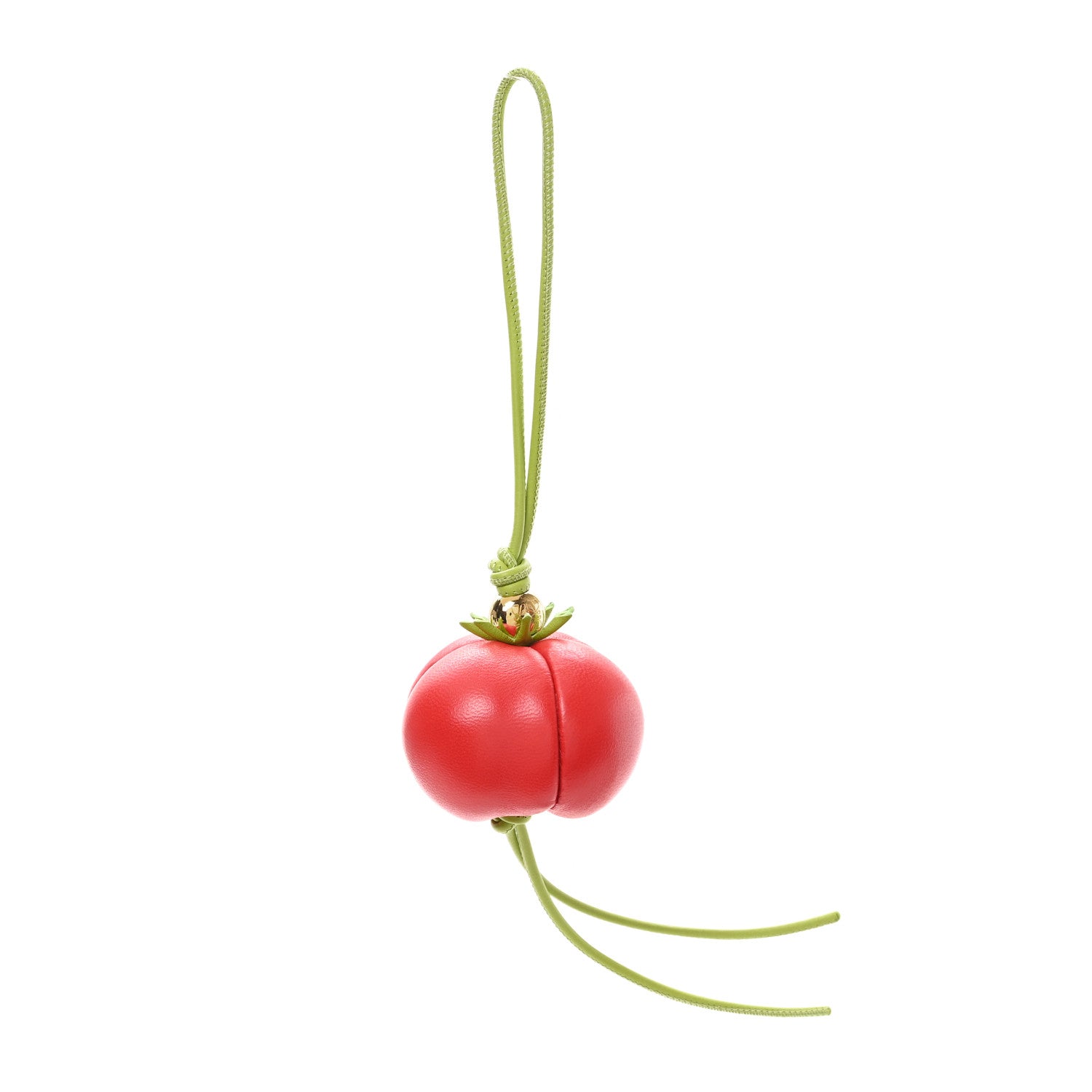 Loewe X PAULA'S IBIZA Calfskin Tomato Bag Charm Red 1 of 4