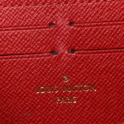 Louis Vuitton Damier Ebene Clemence Wallet Cherry 6 of 7