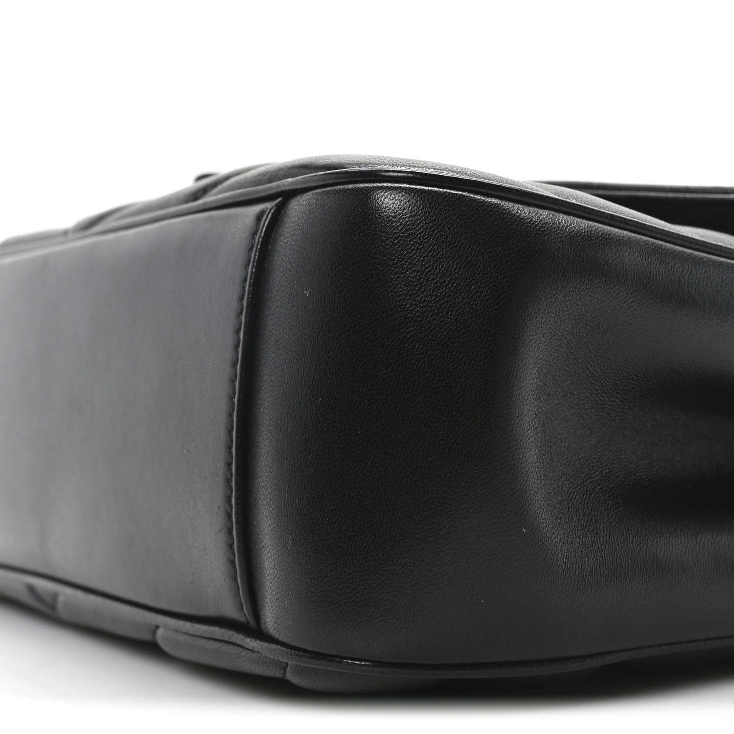 Saint Laurent Lambskin Chevron Quilted Medium Loulou Black 10 of 10