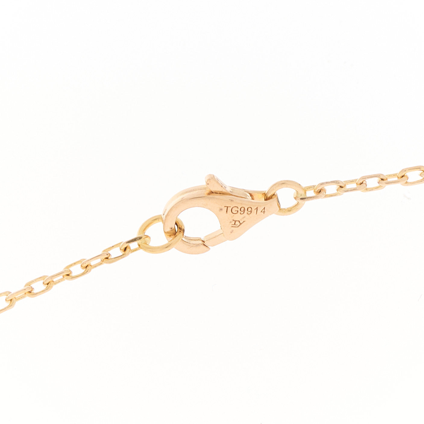 Cartier 18K Pink Gold Diamond XS Hearts and Symbols Necklace 4 of 5