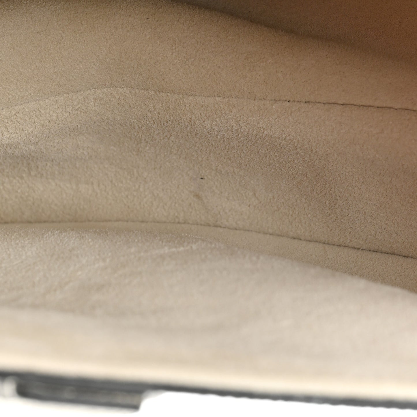 Grained Calfskin Saddle Bag White