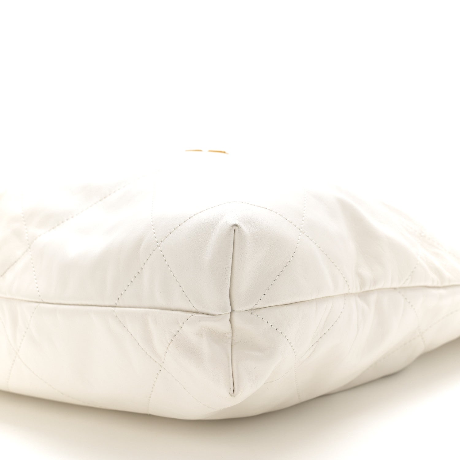 Chanel Shiny Calfskin Quilted Small Chanel 22 White 11 of 11