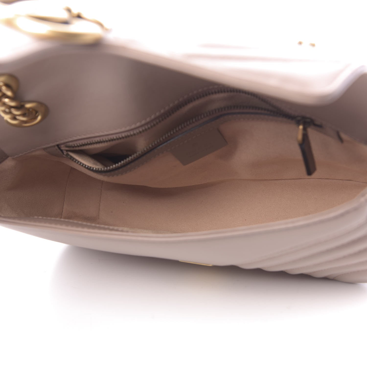 Gucci Calfskin Matelasse Small GG Marmont Shoulder Bag Porcelain Rose 5 of 11