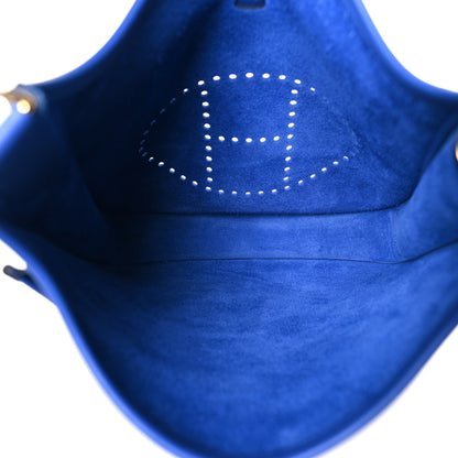 Hermes Taurillon Maurice Evelyne III PM Bleu Royal 5 of 10