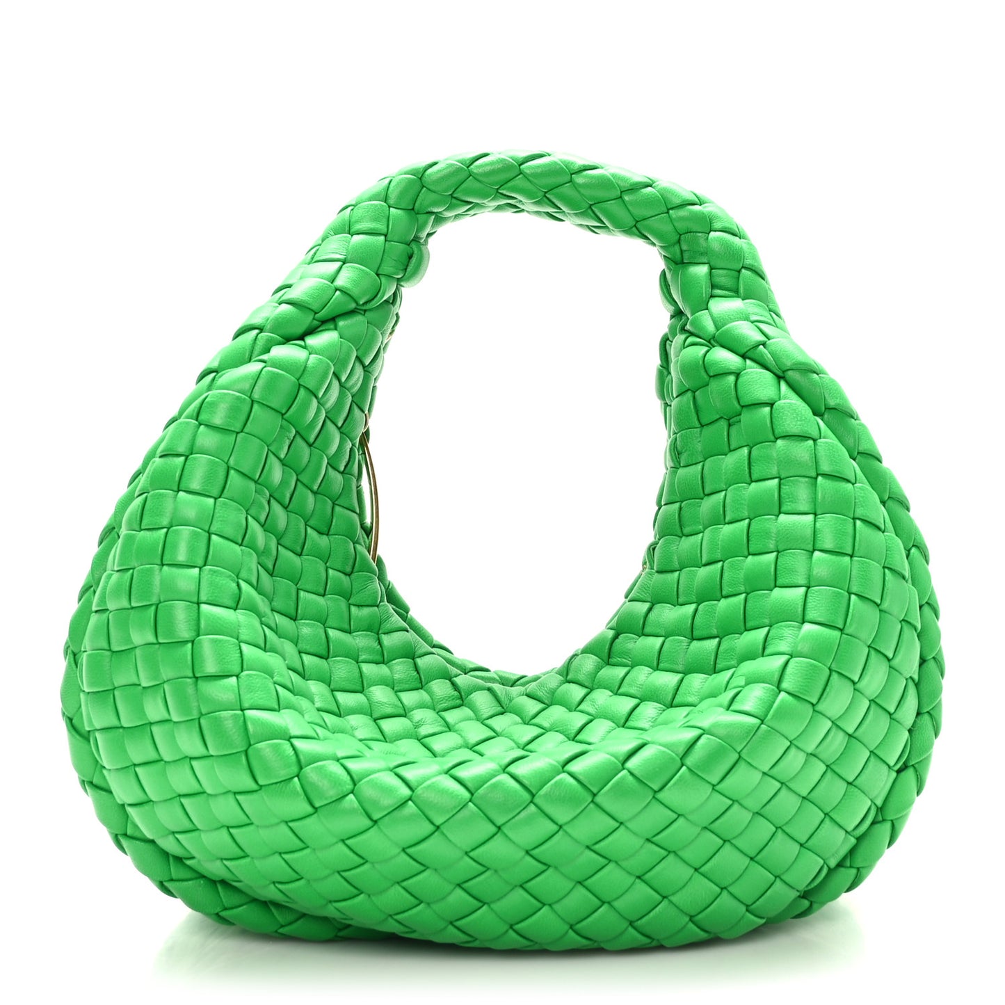 Rubber Padded Intrecciato Mini Jodie Parakeet