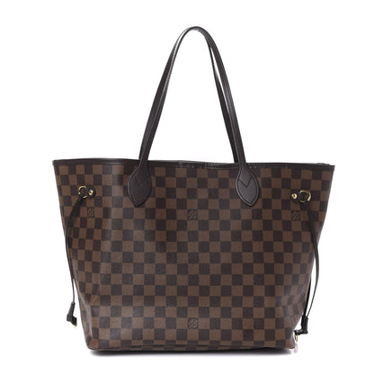 Louis Vuitton Damier Ebene Neo Neverfull MM Rose Ballerine 1 of 11
