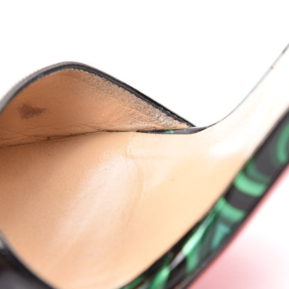 Christian Louboutin Patent Malachite Tropanita 100 39.5 Spiked Sandals Vert 24 of 27