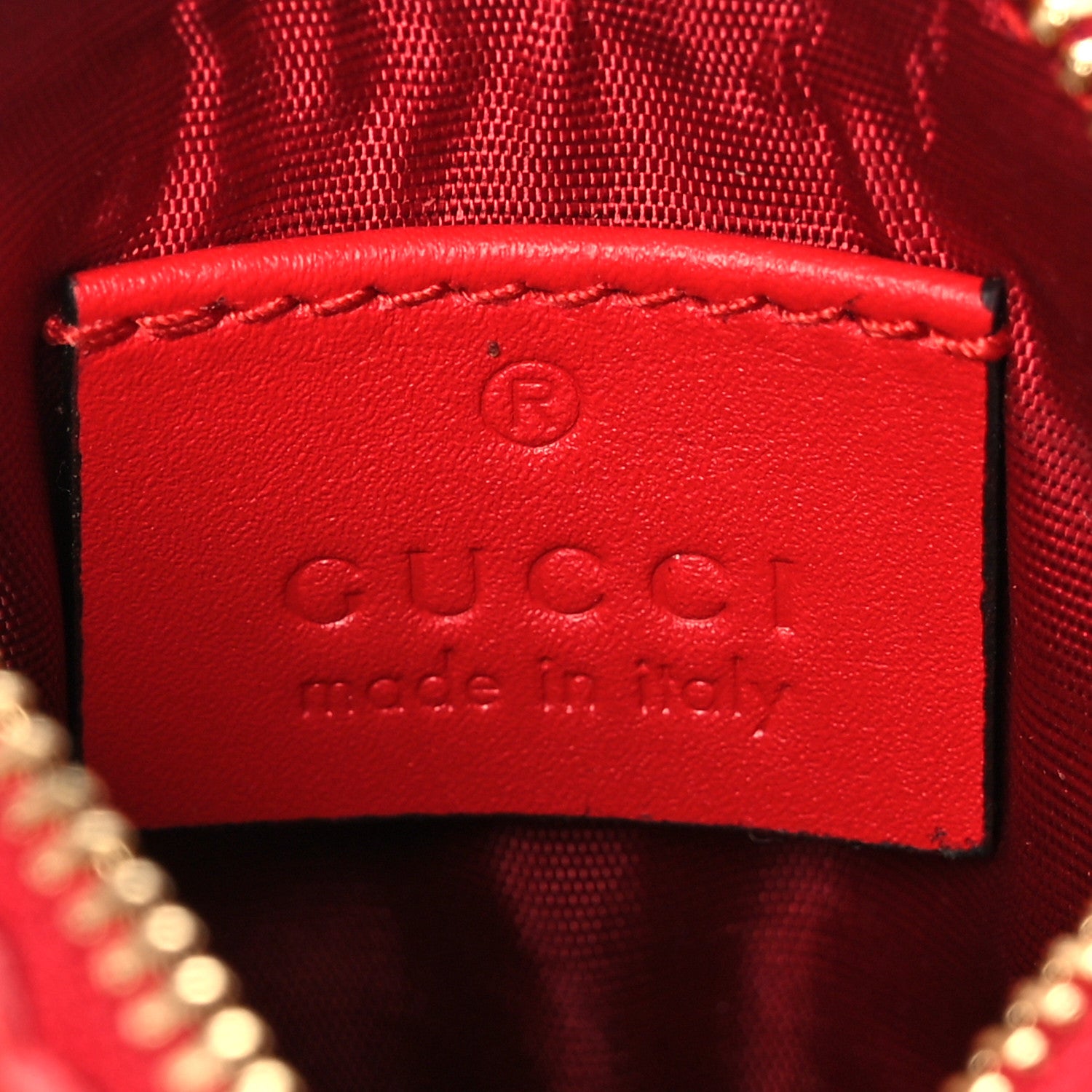 Gucci GG Supreme Monogram Embroidered Strawberry Pass Holder Crossbody Multicolor 6 of 11