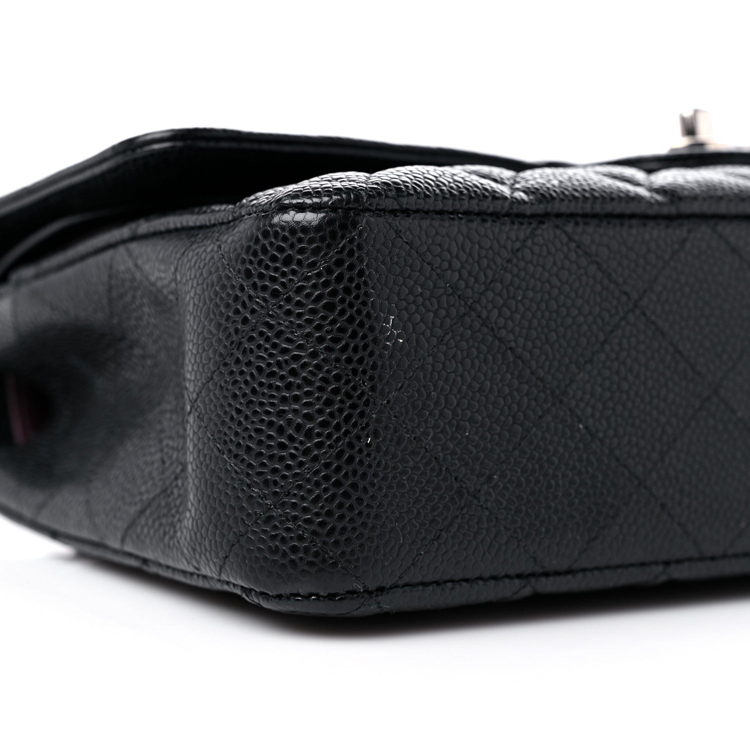 Chanel Caviar Quilted Medium Double Flap Black 8 of 13