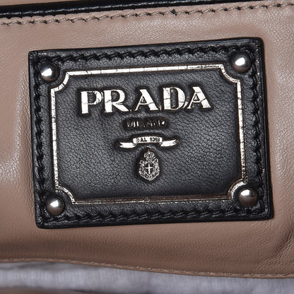 Prada Nappa Antique Breifcase Black 7 of 9