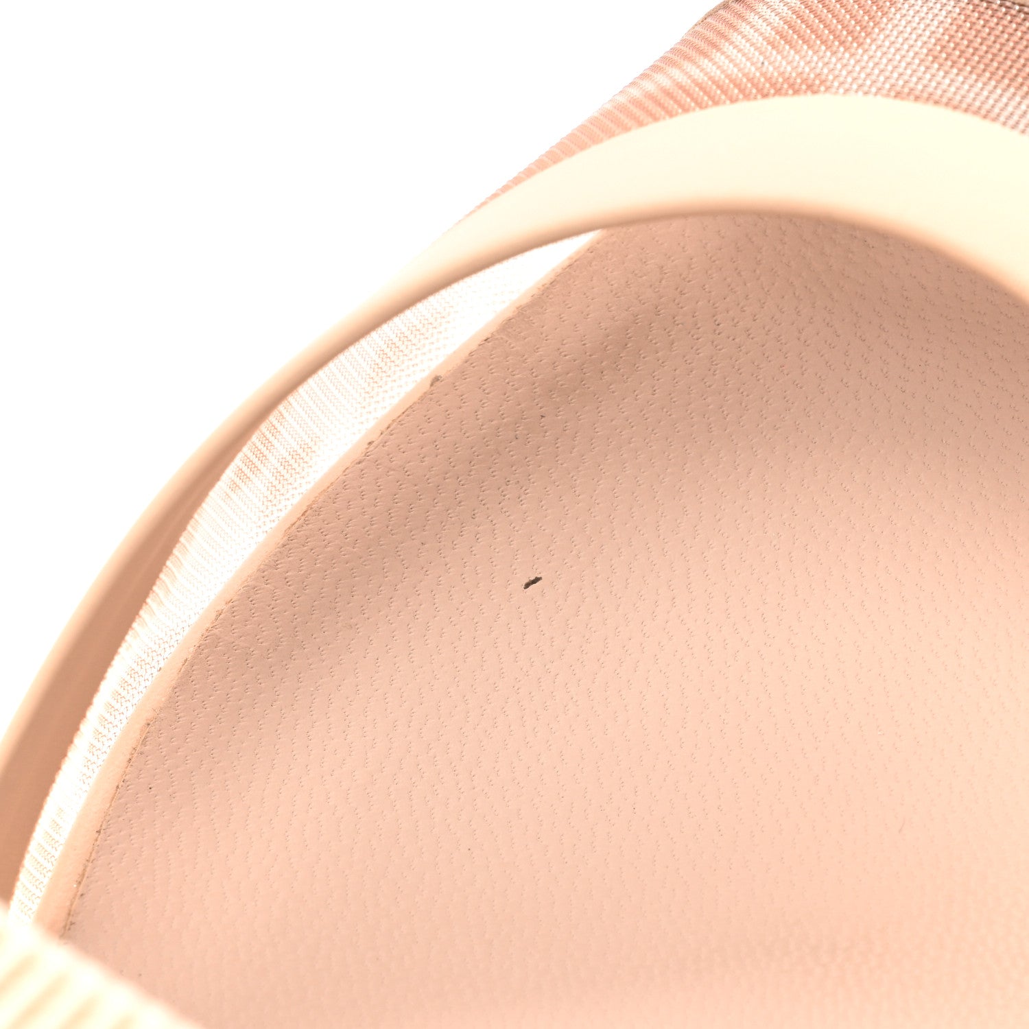 Fendi Technical Mesh FF Colibri 55mm Slingback Pumps 36.5 Rose Nudo 7 of 12