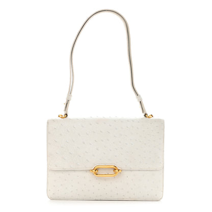Hermes Ostrich Fonsbelle White 1 of 14