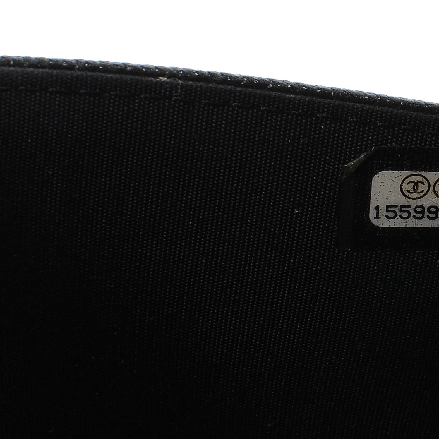Chanel Caviar Sevruga Wallet On Chain WOC Black 8 of 8