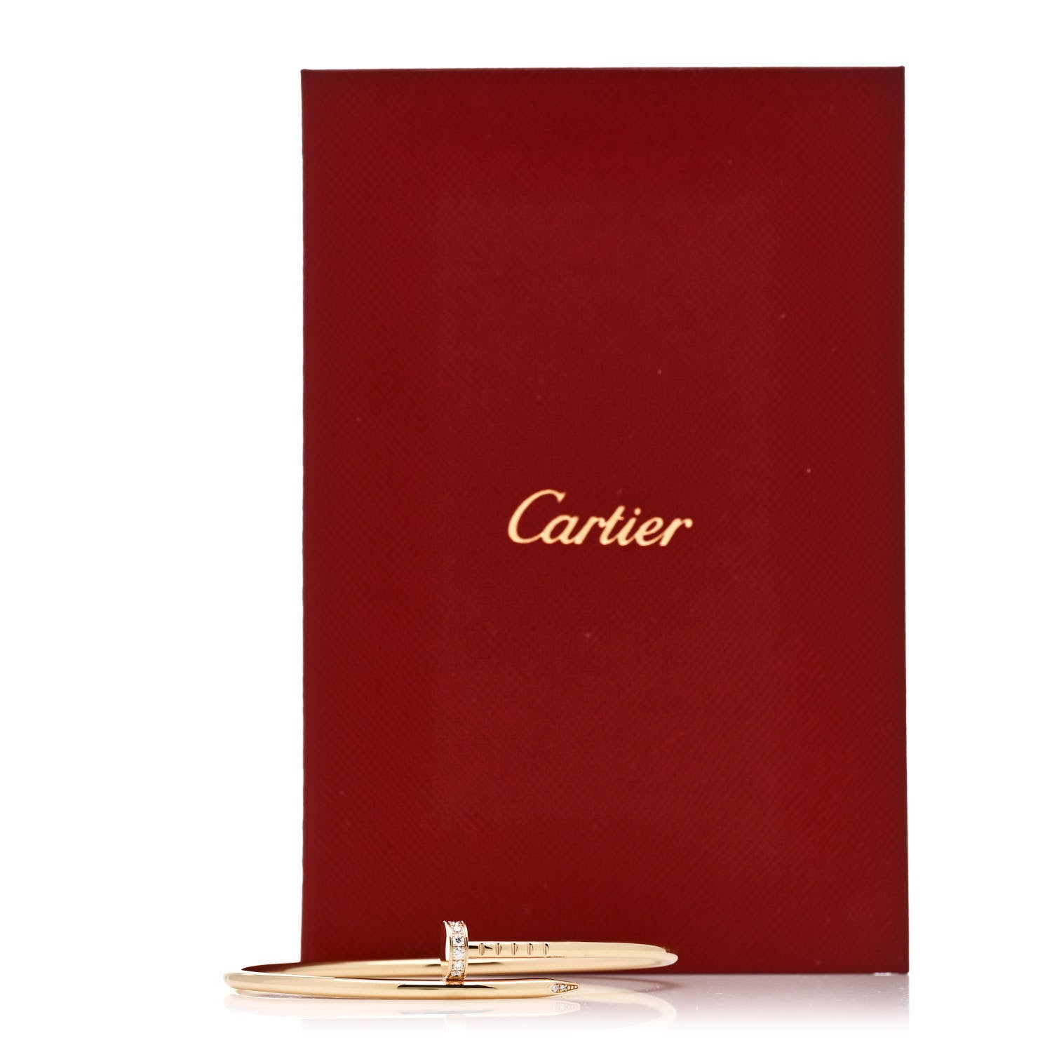 Cartier 18K Yellow Gold Diamond Small Juste Un Clou Bracelet 14 5 of 5