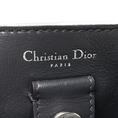 Christian Dior Metallic Bullcalf Mini Diorissimo Tote Blue 6 of 11