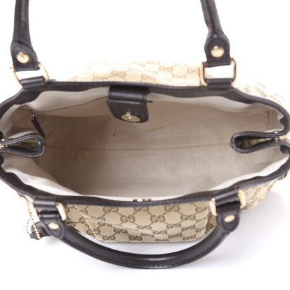 Gucci Monogram Medium Sukey Tote Beige Ebony Black 4 of 12