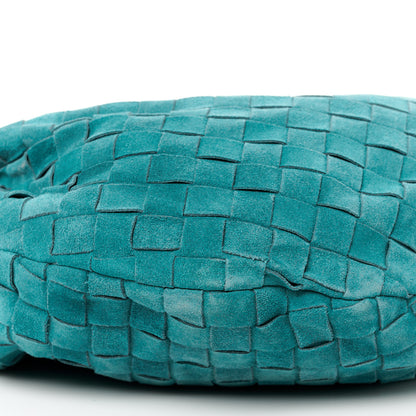 Bottega Veneta Suede Calfskin Intrecciato Teen Jodie Hobo Scuba 8 of 9