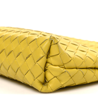 Bottega Veneta Nappa Intrecciato Fold Clutch Lemon 10 of 10