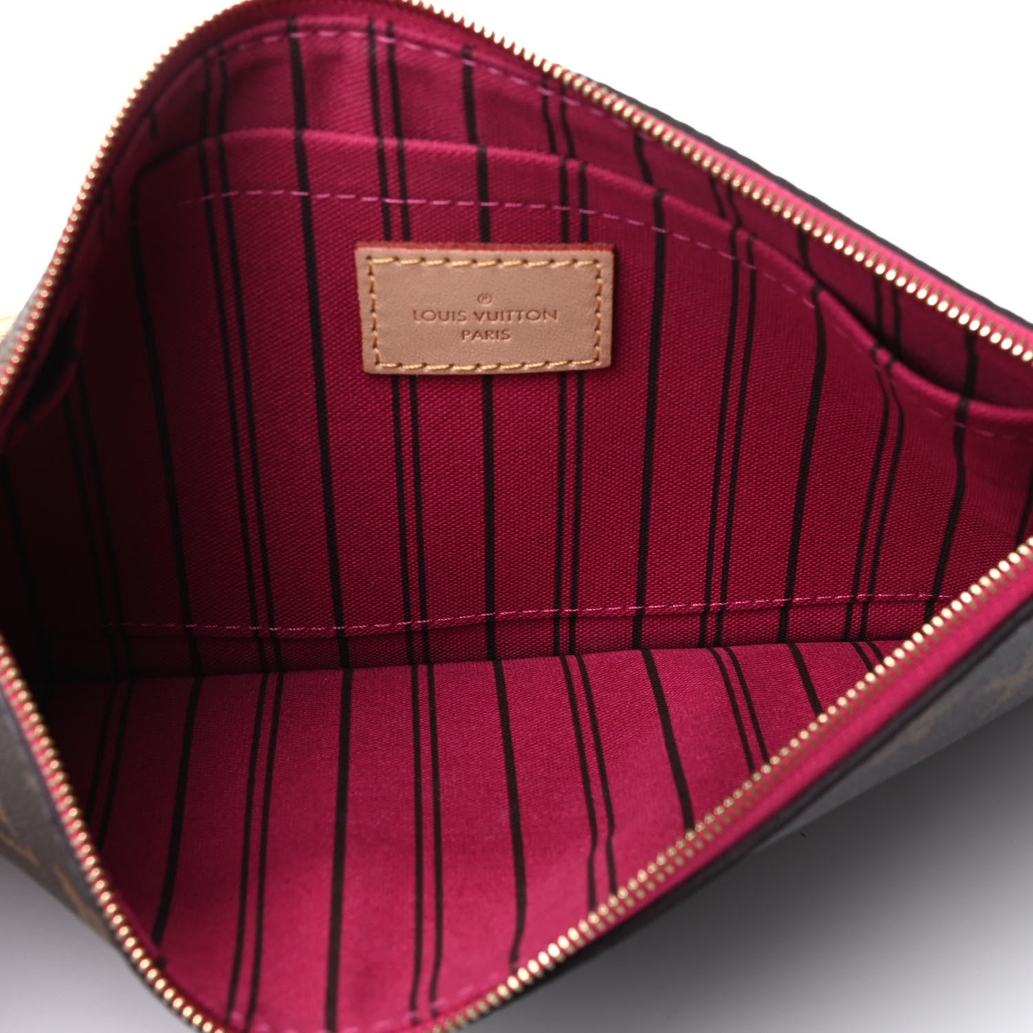 Louis Vuitton Monogram Neverfull MM GM Pochette Pivoine 4 of 4