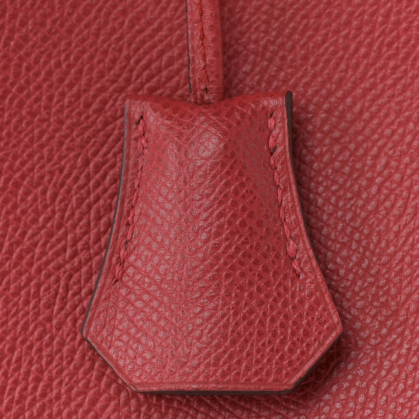 Epsom Birkin 35 Rouge Casaque