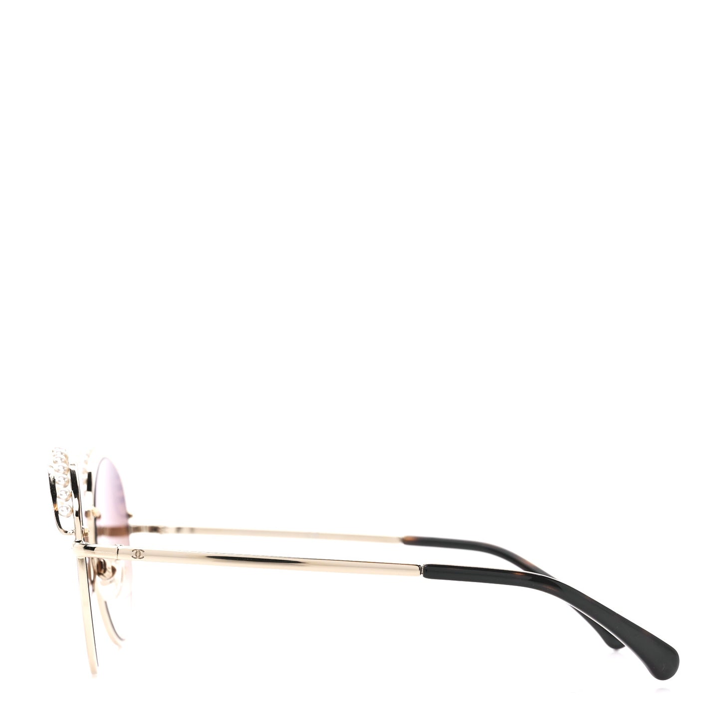Pearl Round Sunglasses 4234-H Light Brown