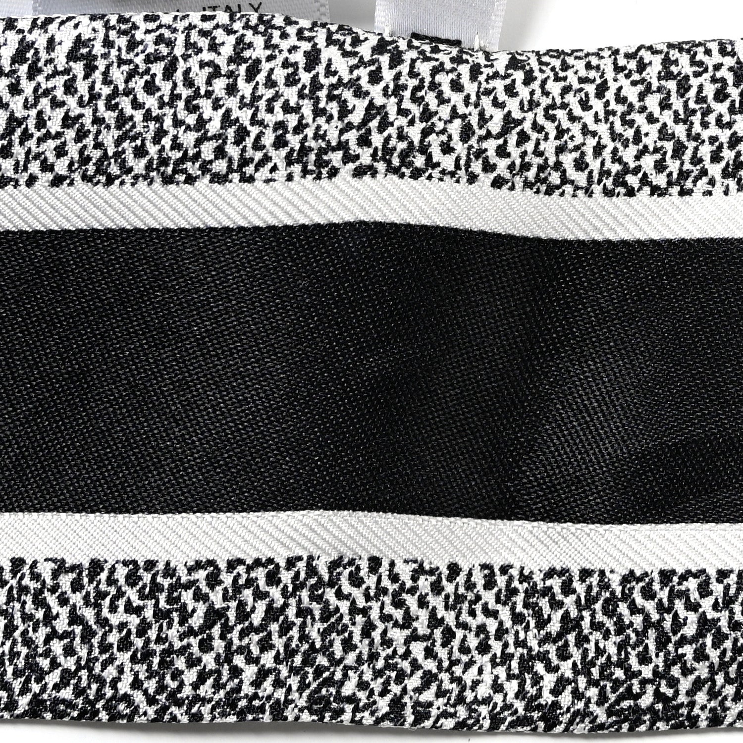 Christian Dior Silk Plan De Paris Mitzah Scarf White Black 5 of 5