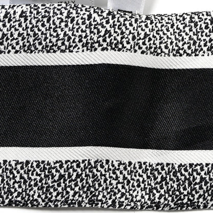 Christian Dior Silk Plan De Paris Mitzah Scarf White Black 5 of 5